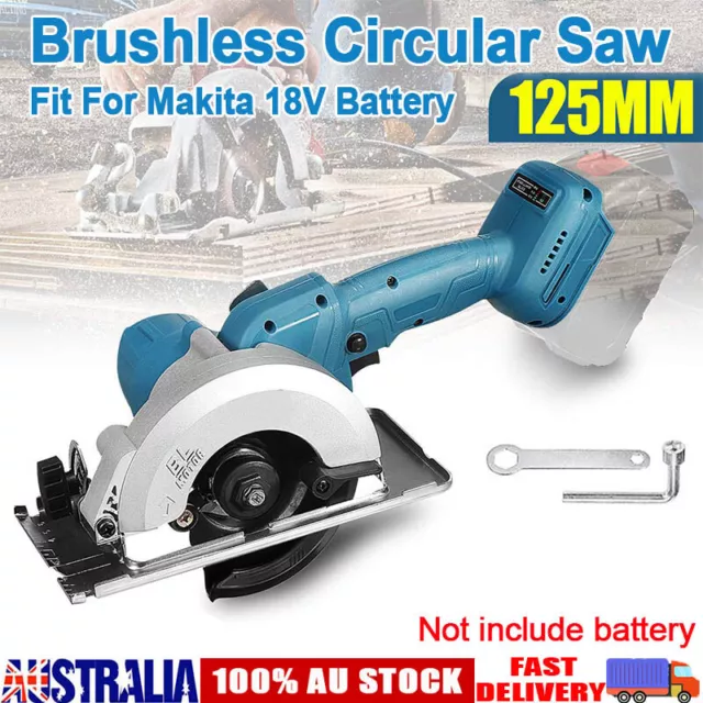 Cordless Brushless 125mm 5'' Circular Saw Replace Body For MAKITA 18V Battery