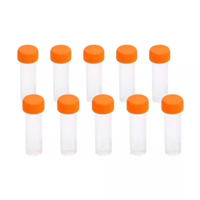 Standable with Lid Plastic Test Tubes   for Laboratory 5ML Diameter