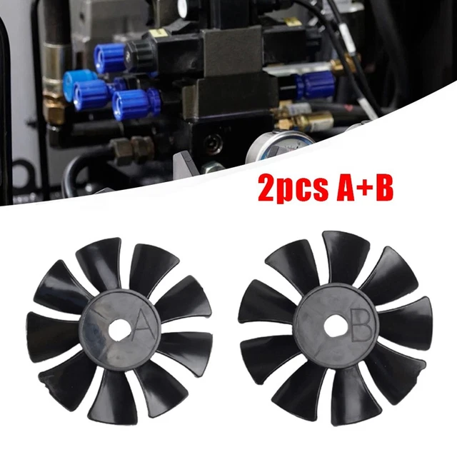 Ensemble de 2 lames de ventilateur de moteur en ligne directe pour compresseur d