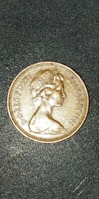 1 new penny 1971 Elizabeth ll