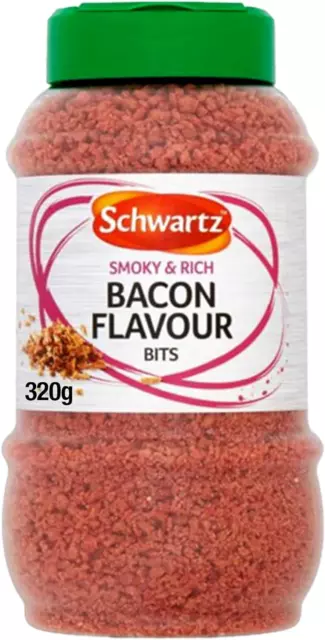 Schwartz Bacon Flavour Bits, Ready to Use Rich and Smoky Bacon Flavour Bits, Id