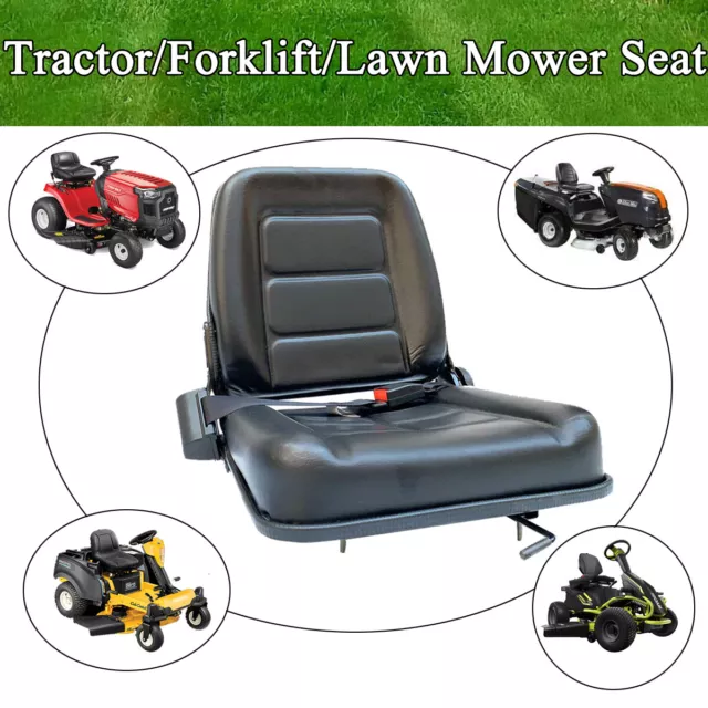 Universal Suspension Seat with Safe Belt FORKLIFT/EXCAVATOR/LAWN MOWER/TRACTOR