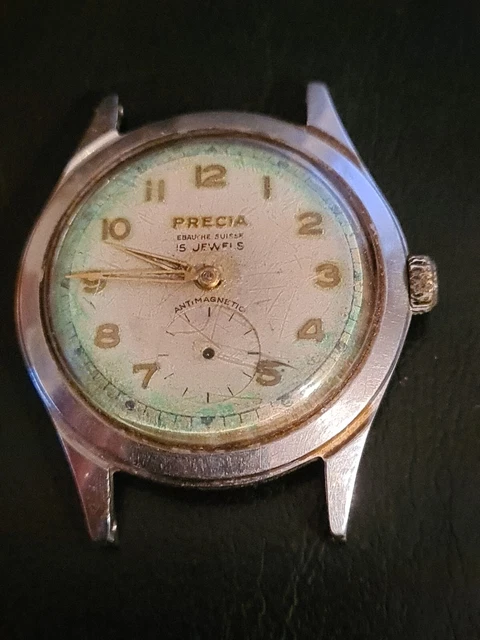 Enicar Sport Militaire Cadran Émail Montre Vintage AS1188 Mécanique 19 – L'Heure Des Montres