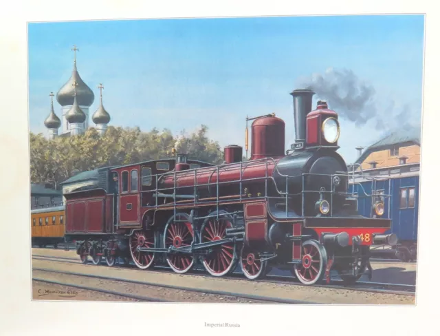 Hard to Get in Australia ! Superb L/Ed Large Book "King Steam” Railway Paintings