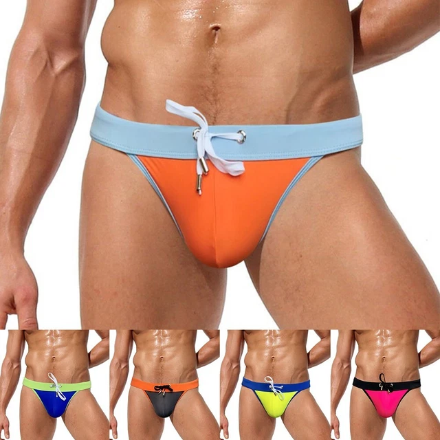 Costumi da bagno uomo slip asciugatura rapida nuoto pantaloncini estate spiaggia
