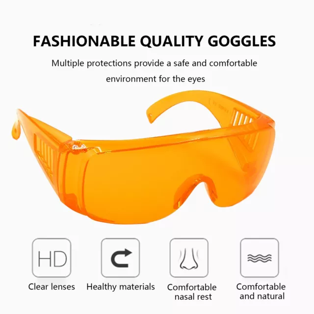 Protective Safety Goggles Glasses Work Dental Eyewear Eye Protection Windproof 2