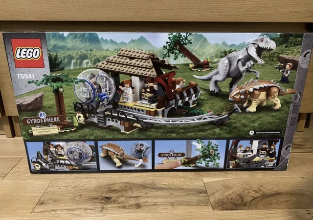 LEGO JURASSIC WORLD Indominus Rex vs Ankylosaurus 75941 - Brand New ...