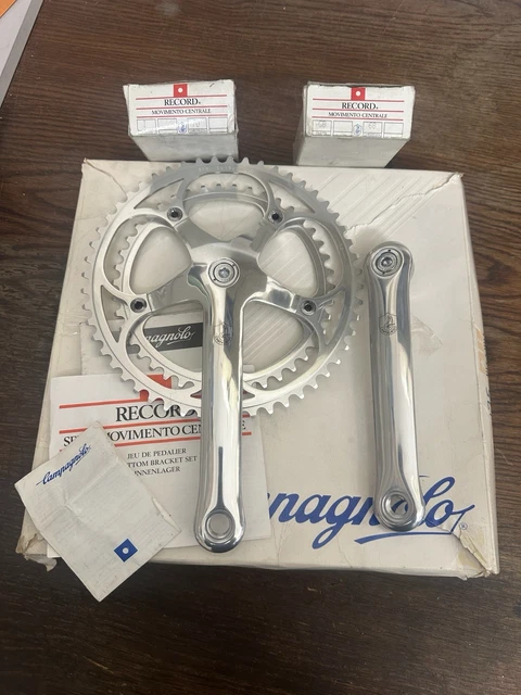 Pédalier Campagnolo nuovo Record Gian Robert gold (NEUF