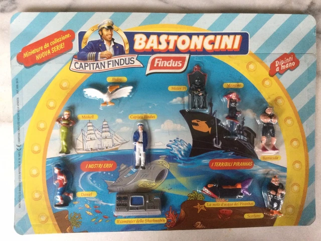 "Bastoncini CAPITAN FINDUS"  Miniature NUOVA SERIE -  BLISTER  Originale