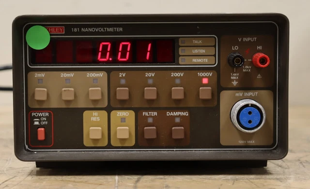 Keithley 181 Nanovoltmeter Tested and GOOD