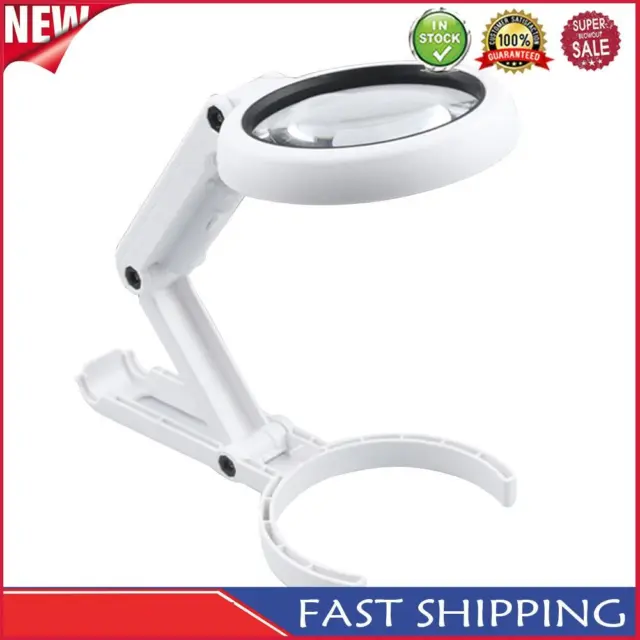8LED Handheld Loupe Reading Lamp Universal Loupe Magnifier Watch Repair Supplies