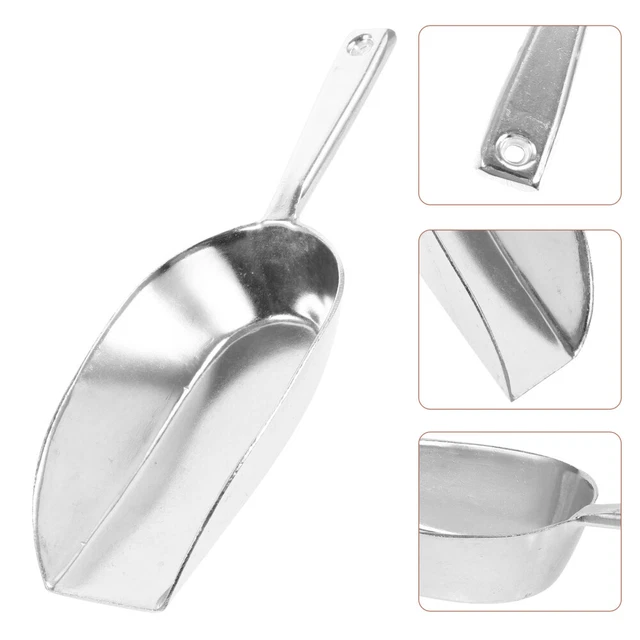 Set Misurini DAZZLEEX In Acciaio Inox Con Manico In Legno Di Acacia - 8 Pezzi: 4 Tazze E 4 Cucchiai