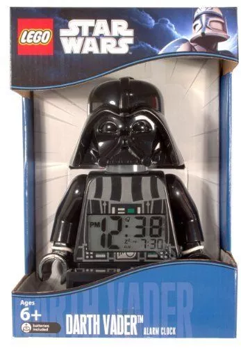 LEGO Kids 9002113 Star Wars Darth Vader Mini-Figure Alarm Clock