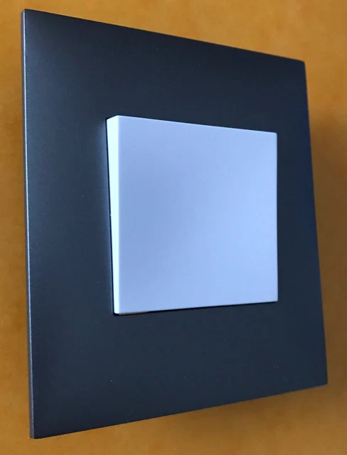 ARNOULD ESPACE EVOLUTION Blanc + Magnésium,Interrupteur Va et Vient,Prêt à Poser