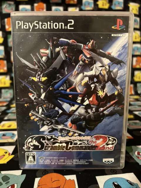 PS2 PlayStation2 Super Robot Taisen Scramble Commander 2nd JPN No Manual- US Sel