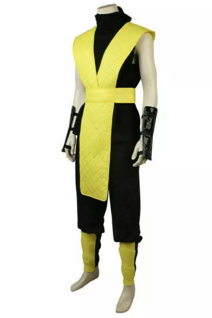 Mortal Kombat X Scorpion Full Set Cosplay Costume Halloween Custorm Made 3