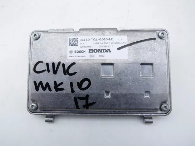 2017 Honda Civic Mk10 Camera Control Module Ecu 36160-Tgl-G050-M1