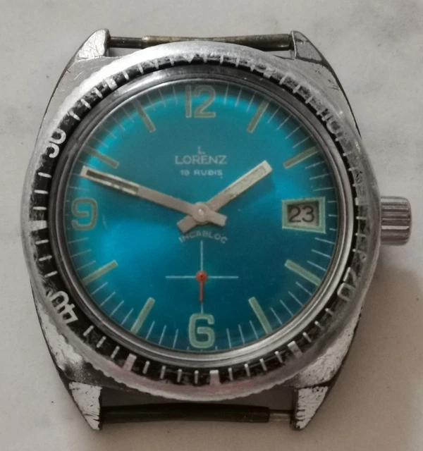Montre Vintage REGA - Remontage Manuel - Années 1950-60 - Cuir - Unisexe