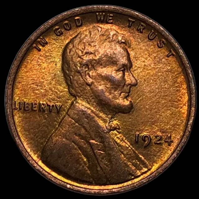1924 P Lincoln Cent Wheat Penny  J0038