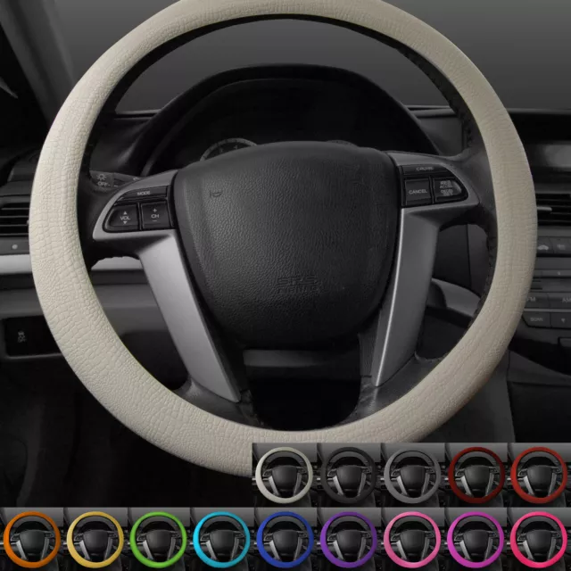 Silicone Steering Wheel Cover Python Snake Skin Design Fits 14.5" - 15.5"