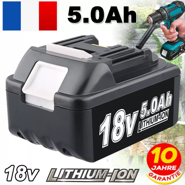 Original Batterie Makita 18v 5Ah Akku BL1860 BL1850B BL1850 BL1840 BL1830 LXT400