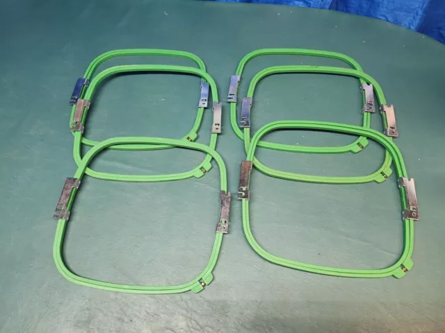 Tajima Embroidery Machine Lot Of 6 Hoops 12" Inch number 30