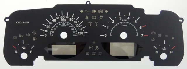 Lockwood KHM to MPH Dial Conversion Kit for Wrangler (C1231)