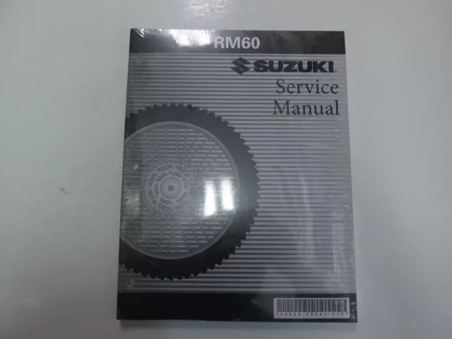 2003 Suzuki RM60 Service Repair Shop Manual FACTORY OEM BOOK 03 BRAND NEW DEAL