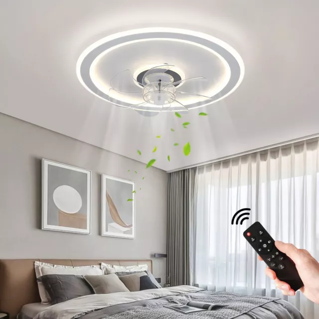 Led Deckenventilator Mit Beleuchtung Fernbedienung Leise Fernbedienung Timing