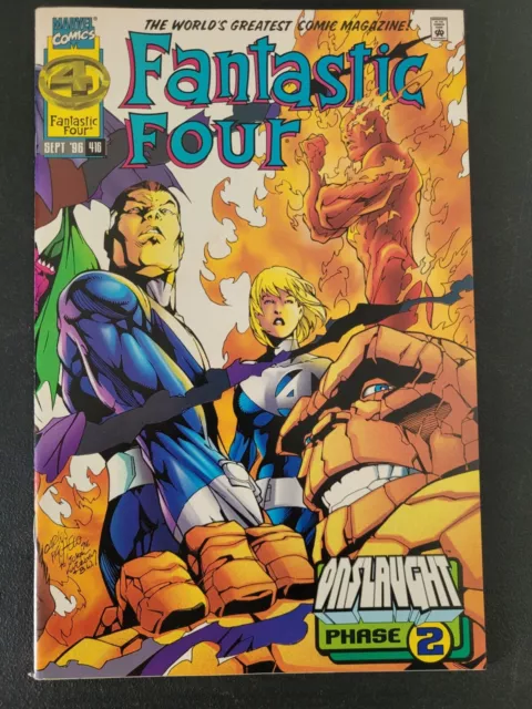 Fantastic Four #416 (1996) Marvel Comics Onslaught Phase 2! Final Issue Series!