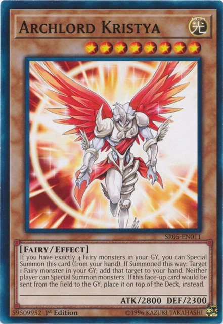Yugioh! Archlord Kristya - SR05-EN011 - Common - 1st Edition Near Mint, English
