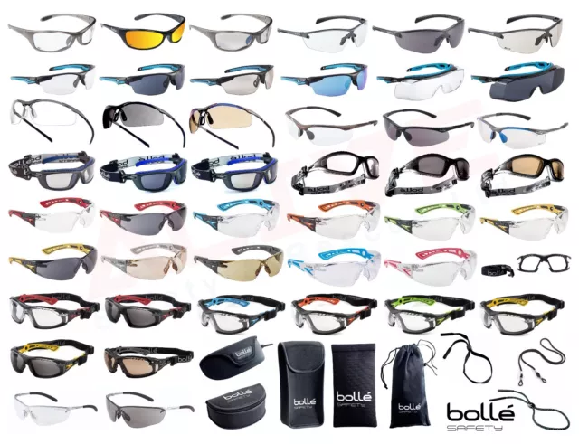 Lunettes de sécurité Bolle lunettes BOLLE accessoires de protection oculaire - Différents types