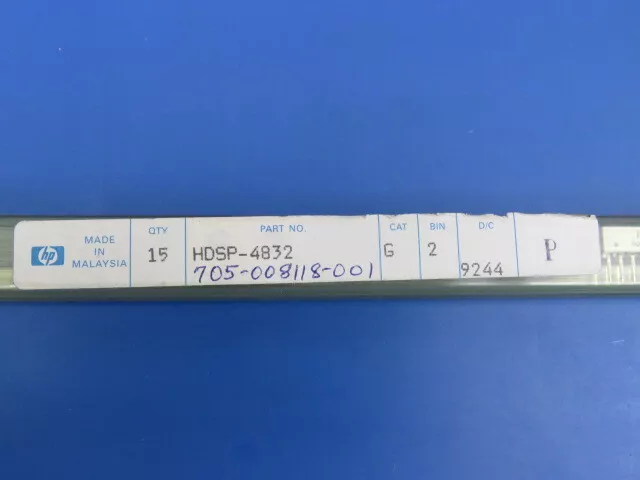 HP  HDSP-4832 Qty of 6 per Lot LED GRN/RED/YEL BAR GRAPH