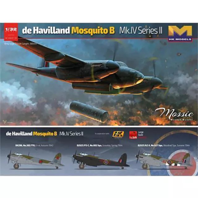 HK Models #01E015 1/32 De Havilland Mosquito B Mk.IV Series II -HongKong Model