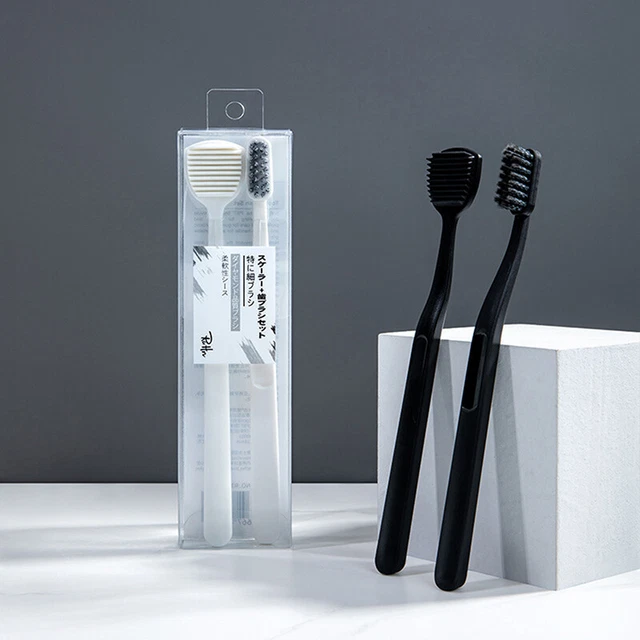 Spiral Bristle Toothbrush Scraping Tongue Coating Non-slip Handle Toothbrush ql