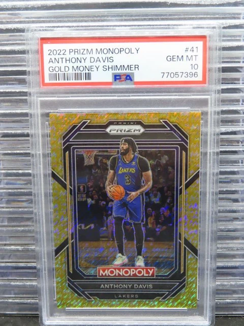 2022-23 PRIZM MONOPOLY Anthony Davis Oro Dinero Brillo Prizm #287