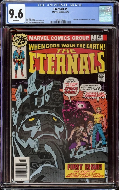 Eternals # 1 CGC 9.6 White (Marvel, 1976) Origin and 1st appearance of Eternals