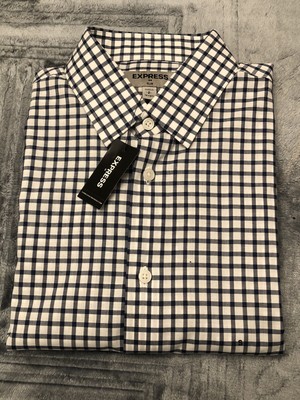 Express Slim Mens Dress Shirt Small