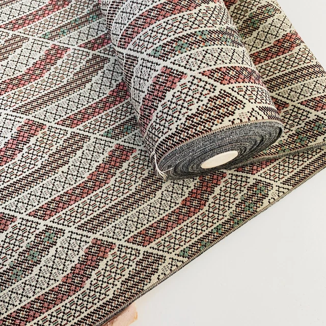 Terraced Field Wool UnUsed BOLT By the Yard Japanese Kimono Fabric BW96