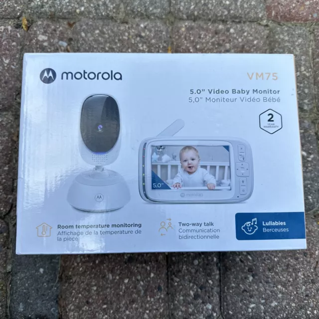 Motorola VM75 5.0" Video Baby Monitor) Brand New