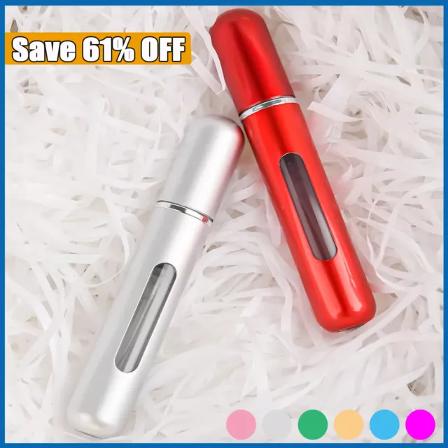 5ml Portable Mini Travel Refillable Perfume Atomizer Bottle Scent Pump Container