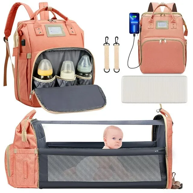 Debug 30L Dual Baby Diaper Bag Backpack