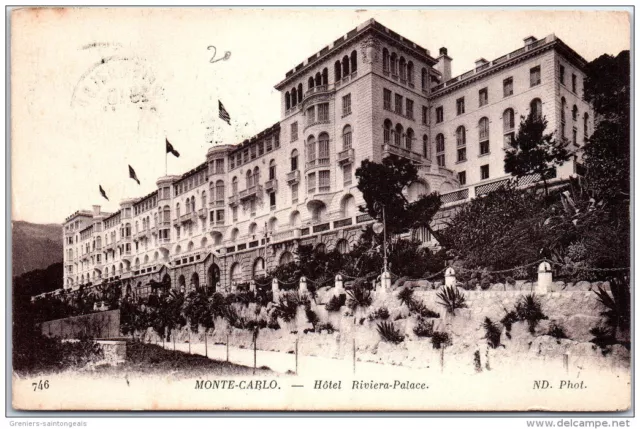 MONACO - MONTE CARLO - hotel riviera palace