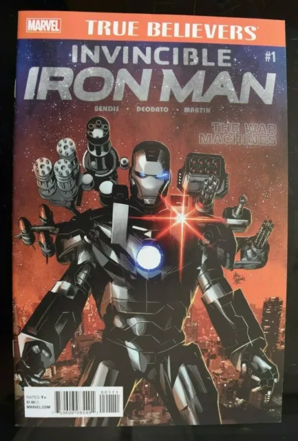 True Believers Invincible Iron Man War Machines #1 Marvel Comics