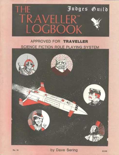 TRAVELLER  Logbook - GM Aid, Character Sheets, Ship log Sheets, Tables & More