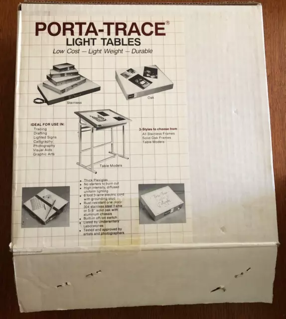 Porta-Trace Light Table Model 1012