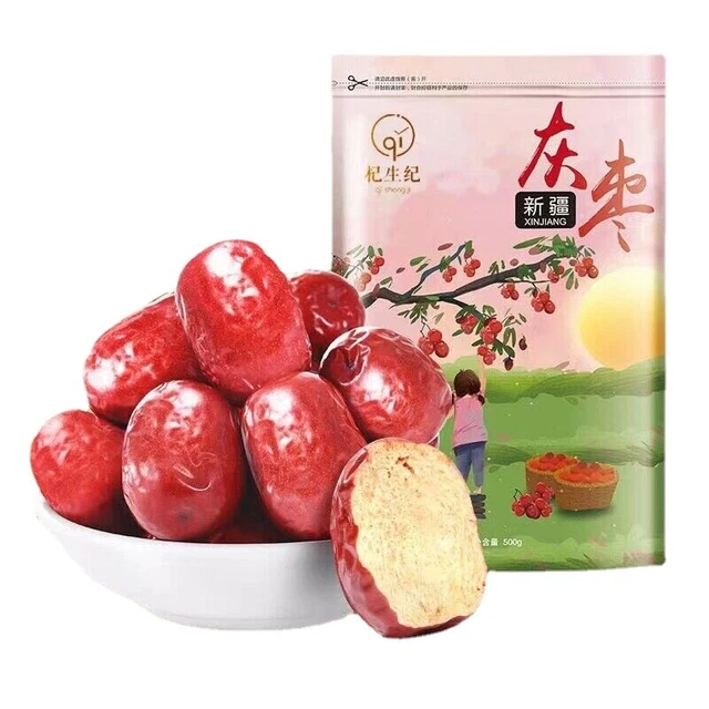 100 ORGANIC DRIED 500g JUJUBE Chinese Red Date Healthy Natural Food