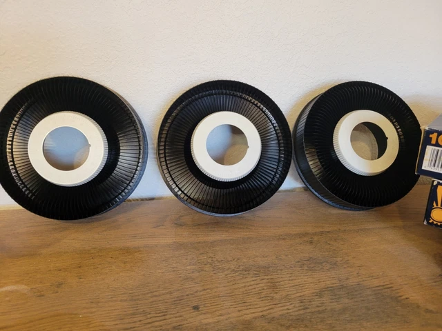 3 bandejas deslizantes giratorias Yankee de colección sostiene 100 2x2 extensiones con caja.
