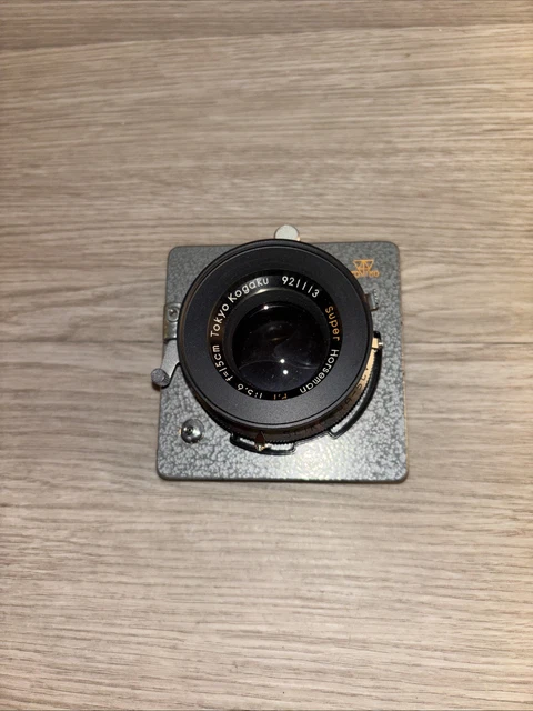 フィルムカメラ TOKYO KOGAKU TOPCOR 120mm f/5.6 B V.Good] TOKYO KOGAKU SUPER TOPCOR 120mm f/5.6 Lens Horseman From