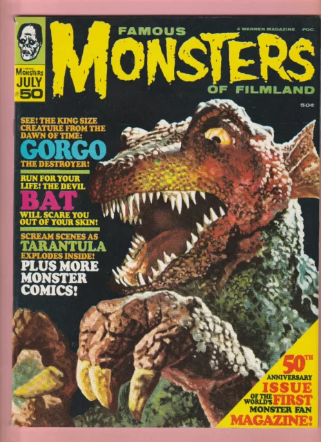 Famous Monsters of Filmland #50, 1968, Warren Magazine, Fine/Very Fine. NICE